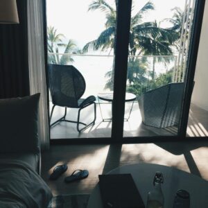 Midland Outdoor Patio Chairs with Cushions, Set of 2